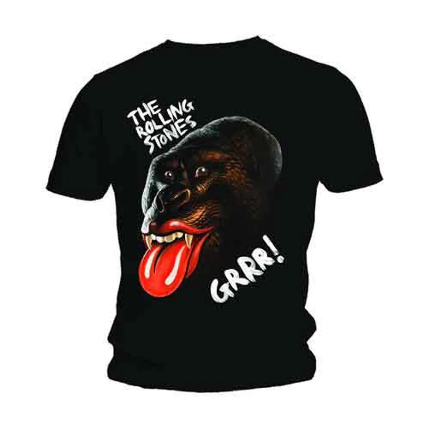 The Rolling Stones T Shirt - Grrr Black Gorilla