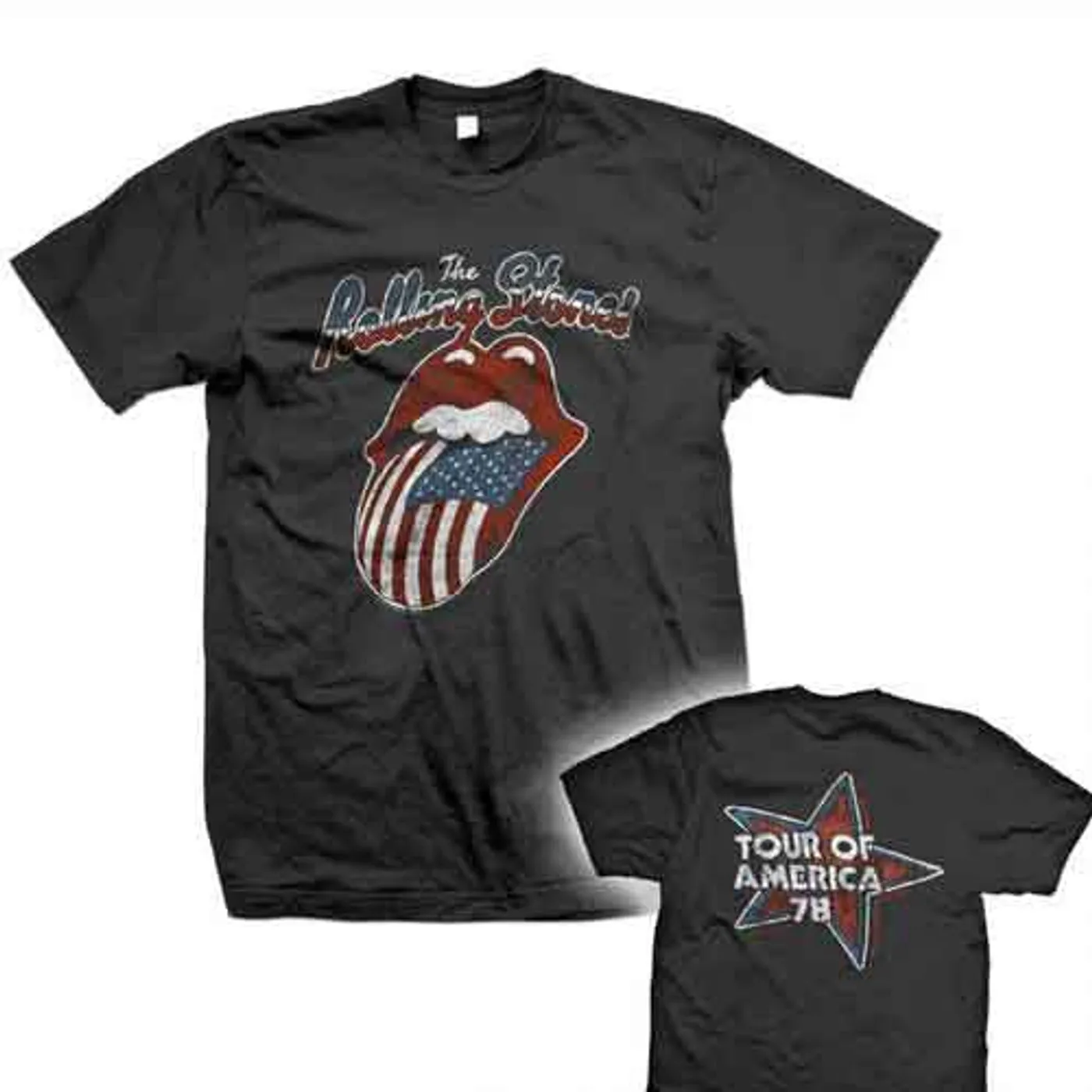 The Rolling Stones T Shirt - Tour Of America 78 Back Print