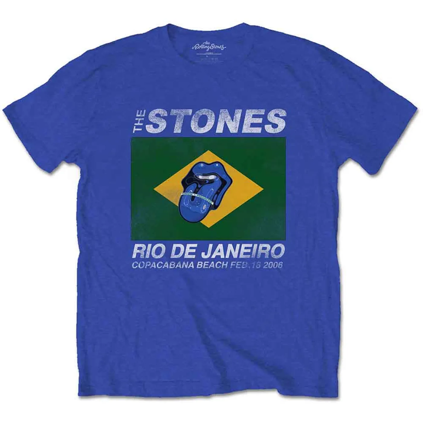 The Rolling Stones T Shirt - Copacobana Blue