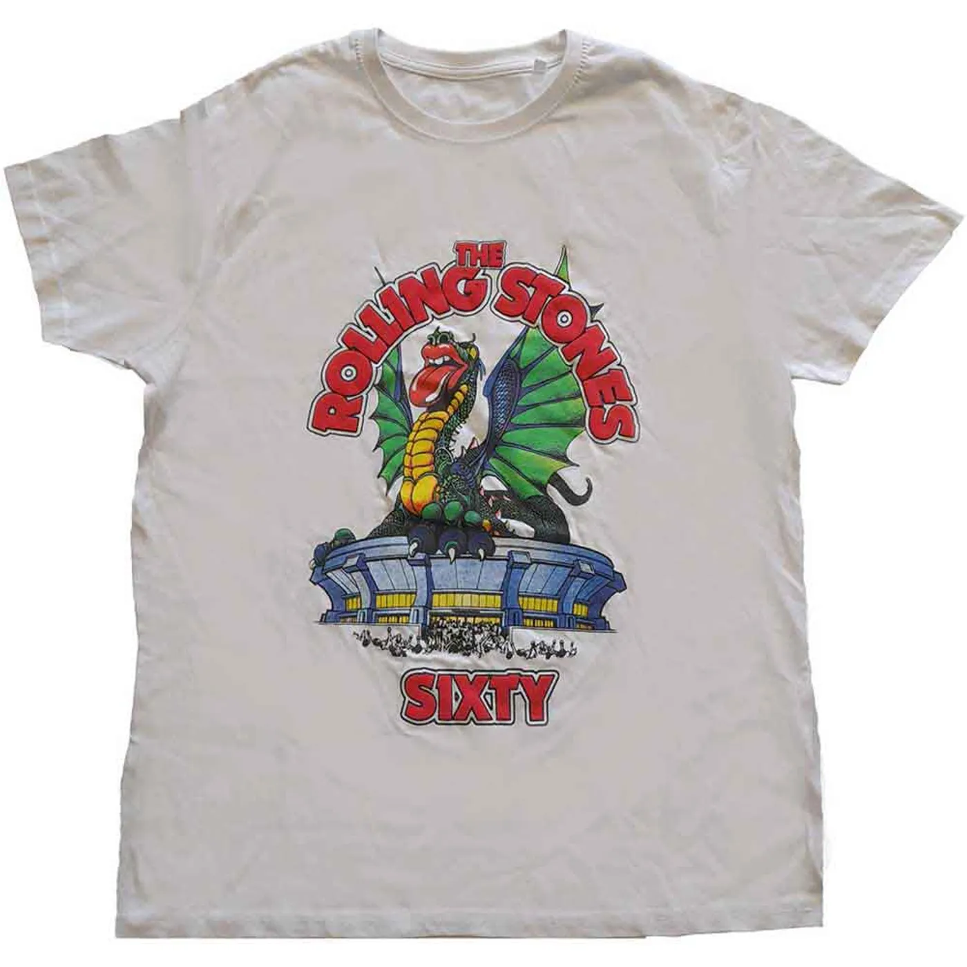 The Rolling Stones T Shirt - 60 Stadium Dragon
