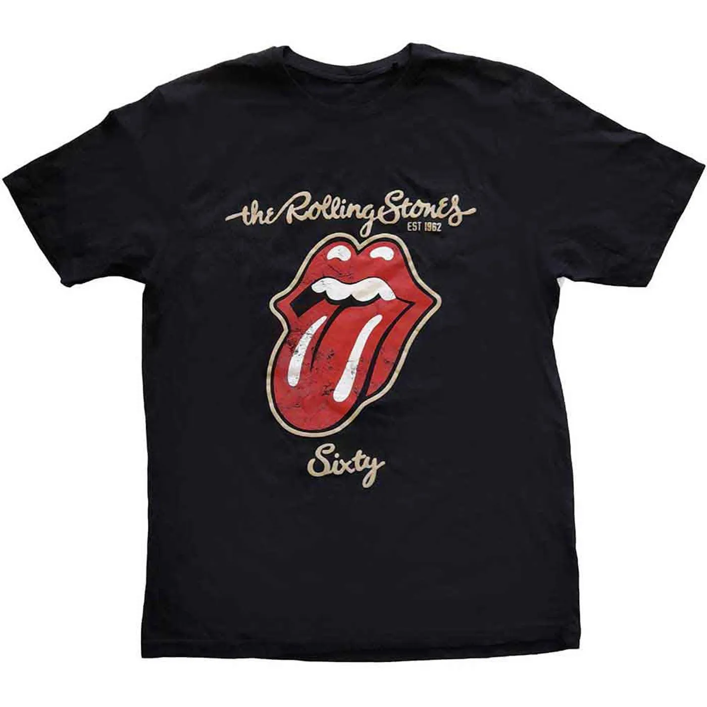 The Rolling Stones T Shirt - 60 Plastered Tongue