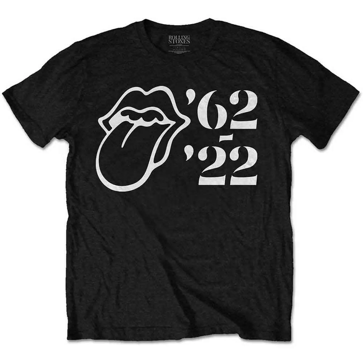 The Rolling Stones T Shirt - 60 Outline '62-'22