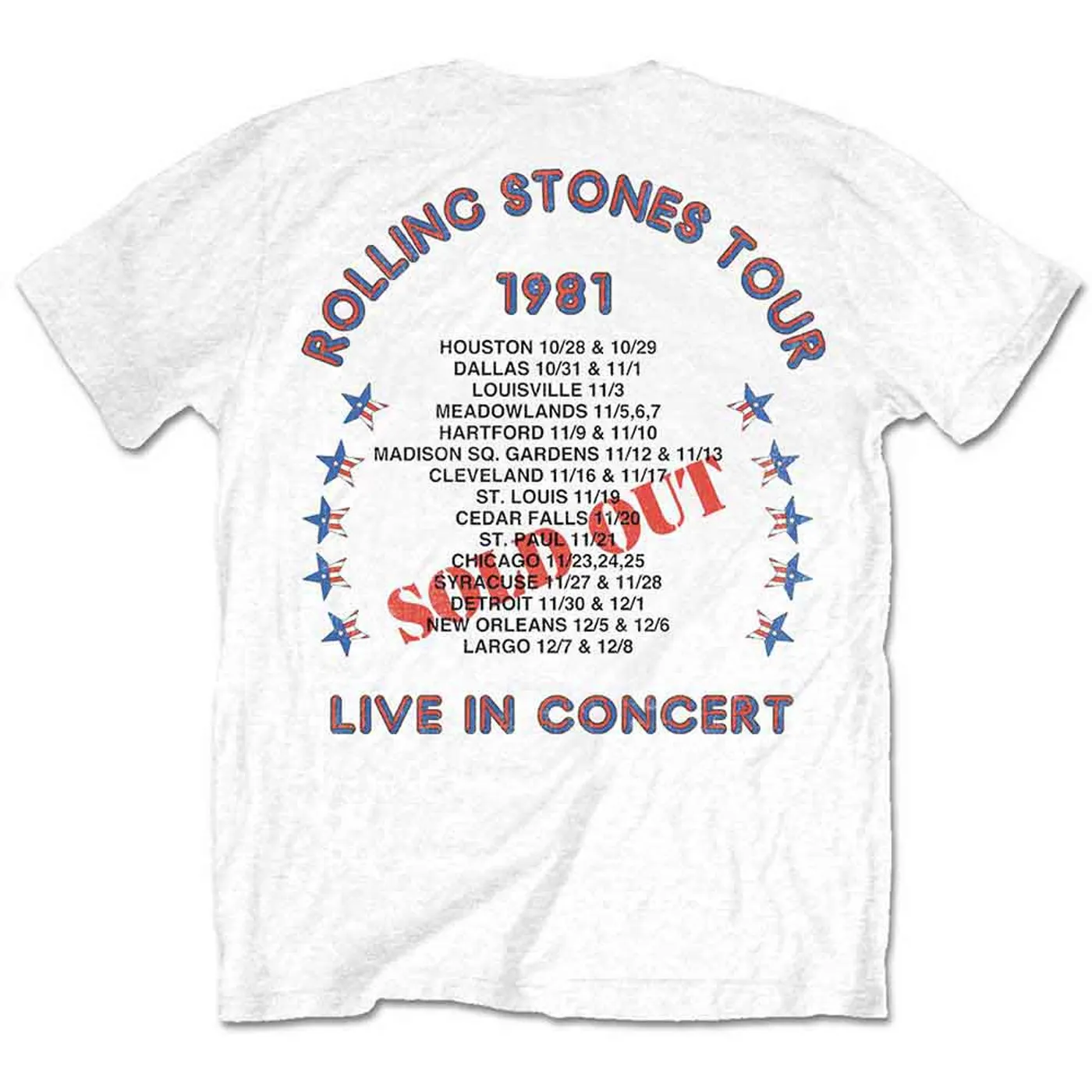 The Rolling Stones T Shirt - '81 Tour Dragon