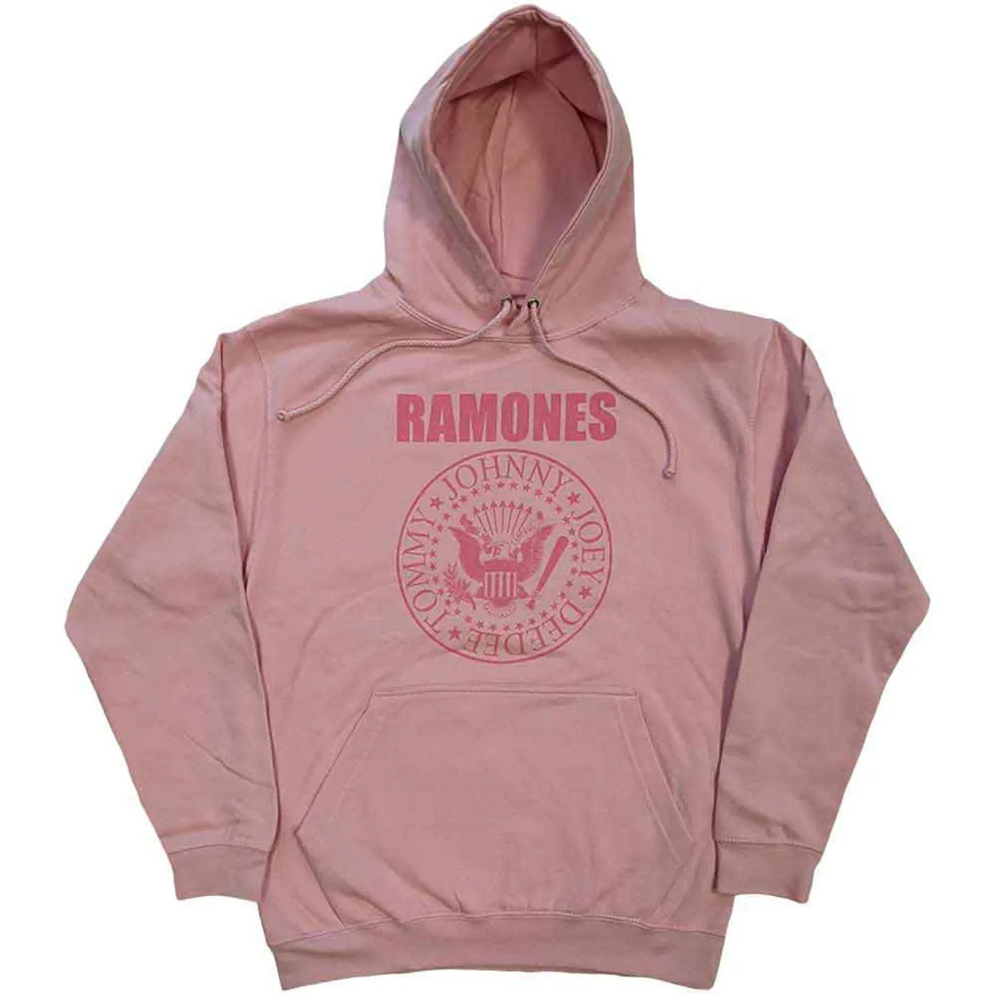 Ramones Hoodie - Pink Hey Ho Seal