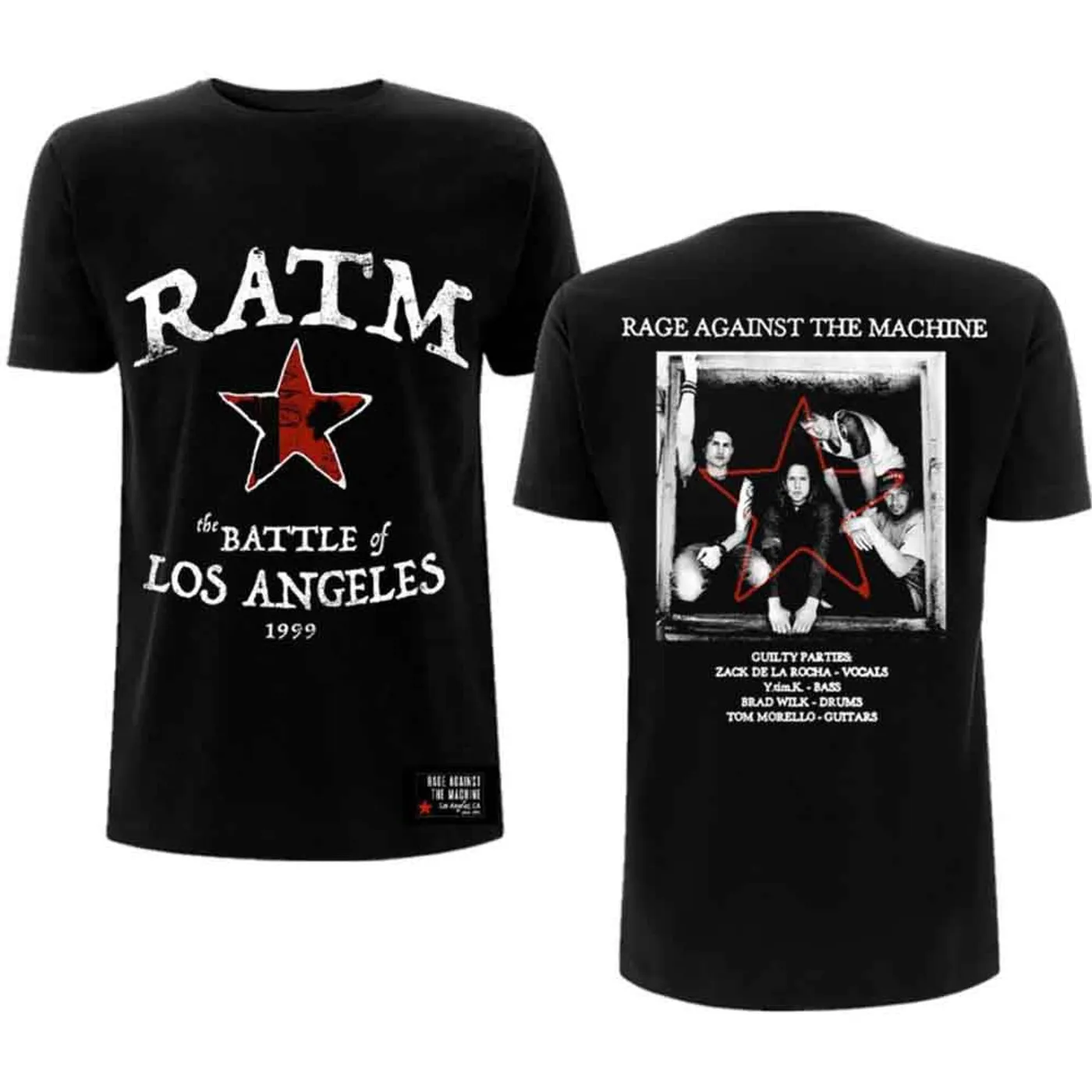 Rage Against The Machine T Shirt - Battle Star