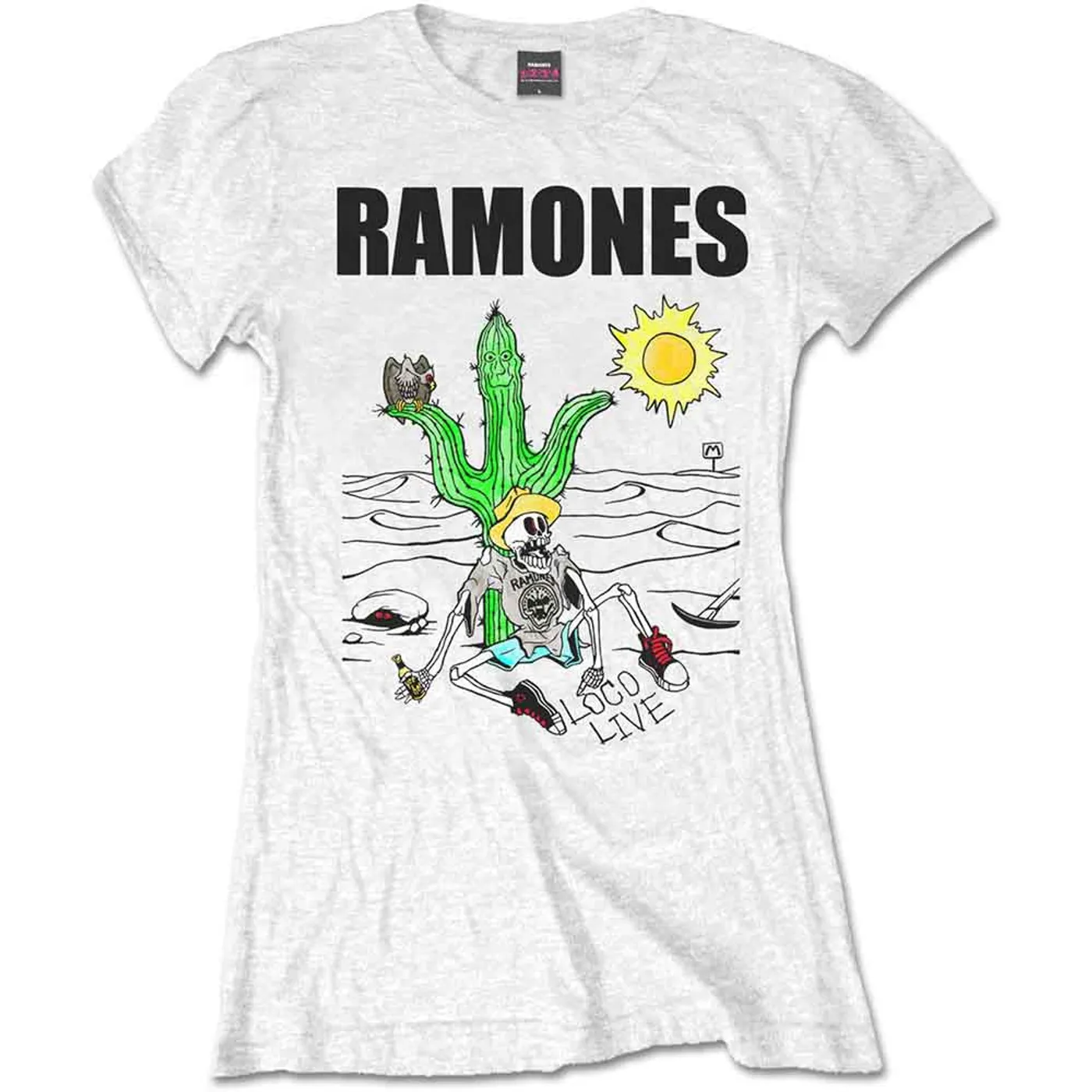 Ramones Women's T Shirt - Loco Live