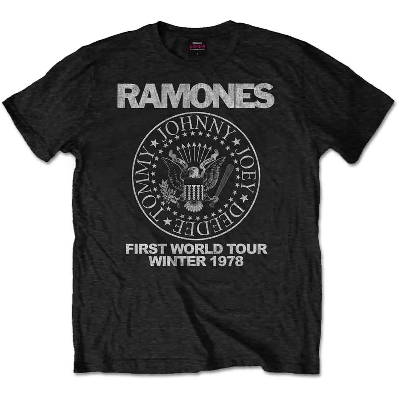 Ramones T Shirt - First World Tour 1978