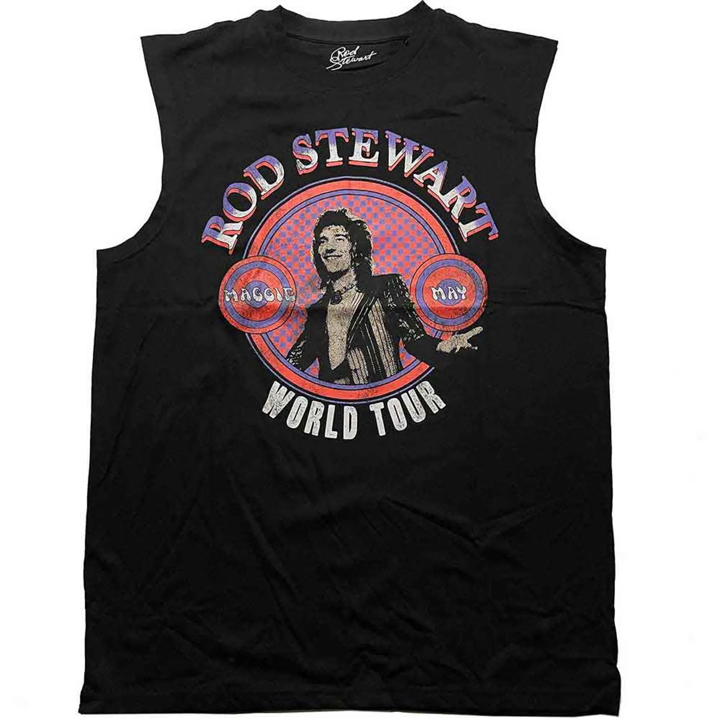 Rod Stewart Vest Top - World Tour
