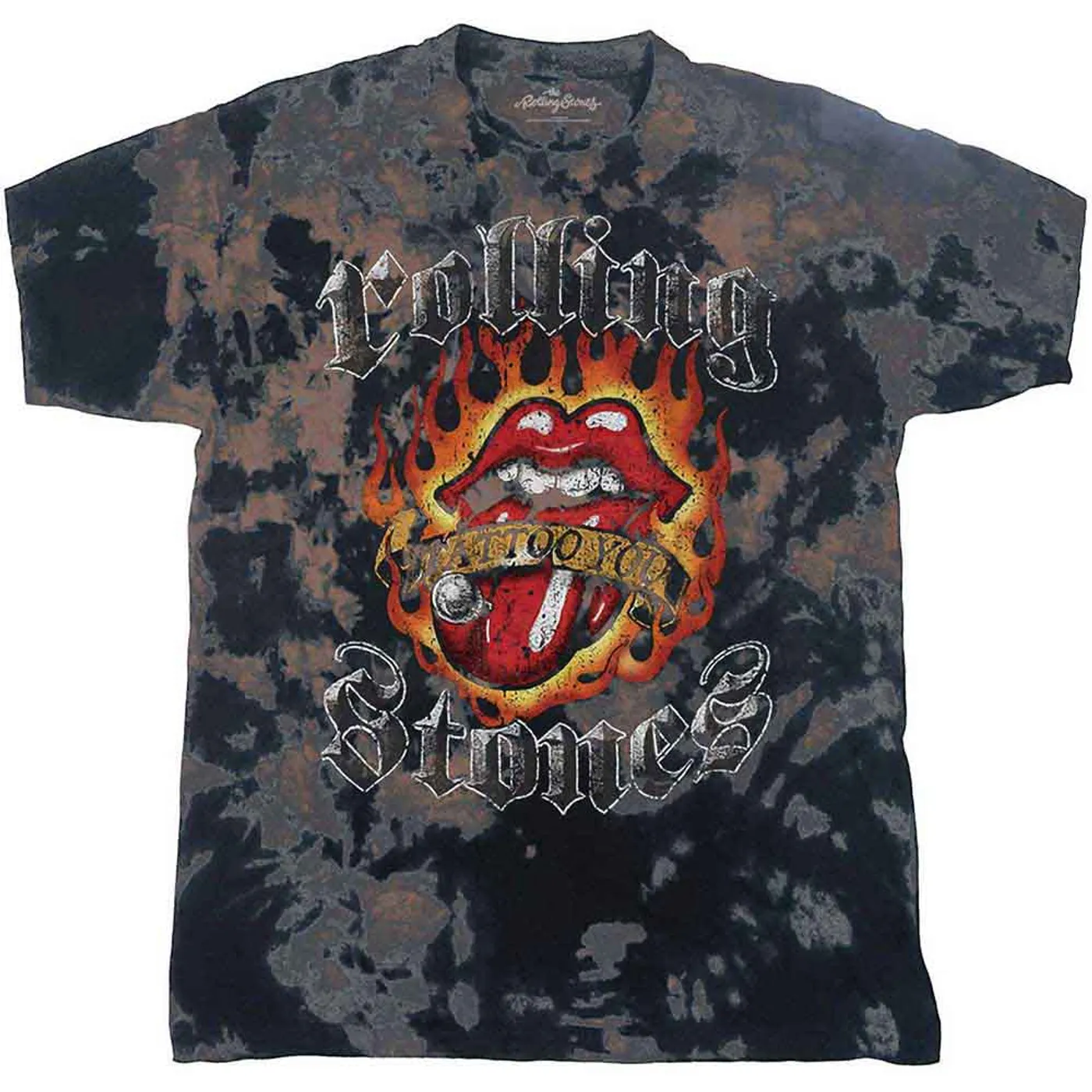 The Rolling Stones Children's T Shirt - Tattoo Flames