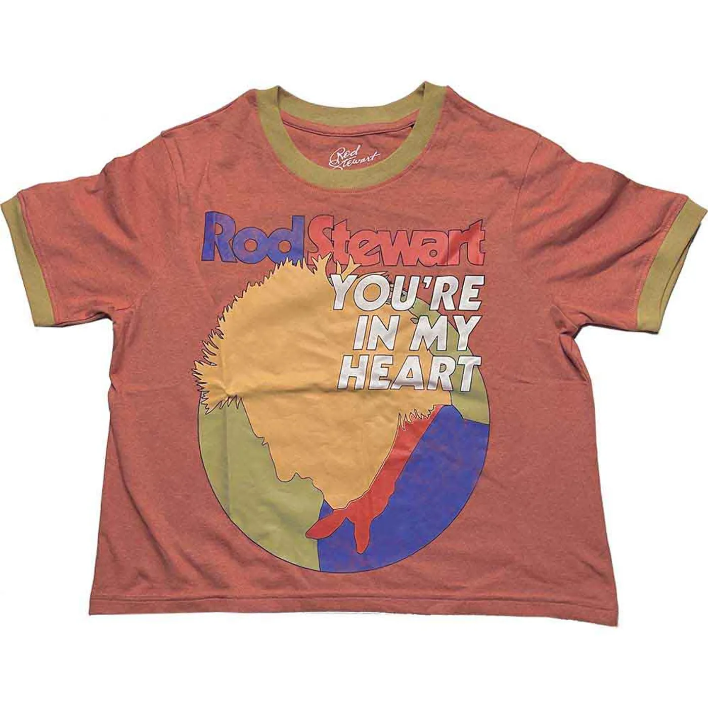 Rod Stewart Women's Crop Top - In My Heart Ringer