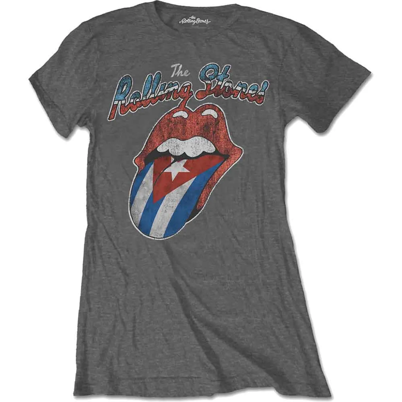 The Rolling Stones Women's T Shirt - Rocks Off Cuba