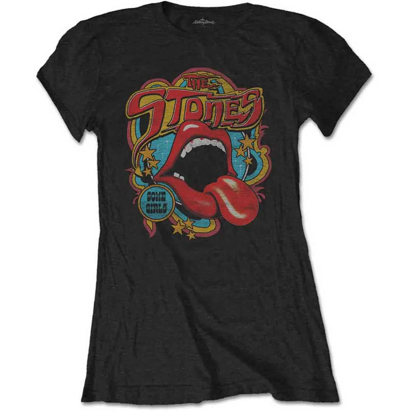 The Rolling Stones Women's T Shirt - Retro 70s Vibe