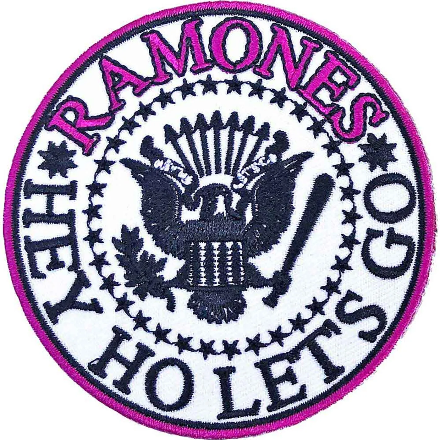 Ramones Patches - Iron On - Hey Ho Let's Go V1