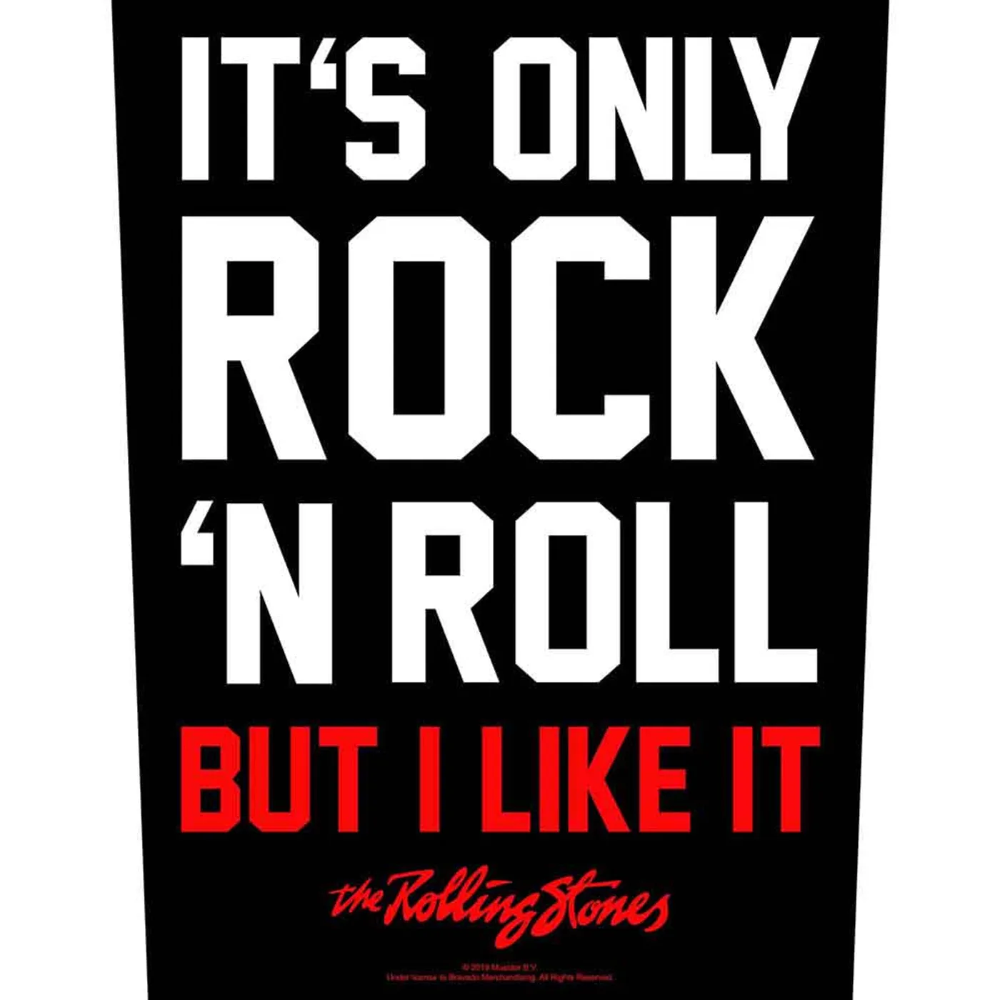 The Rolling Stones Patches - Woven Sew On - It's Only Rock 'N' Roll
