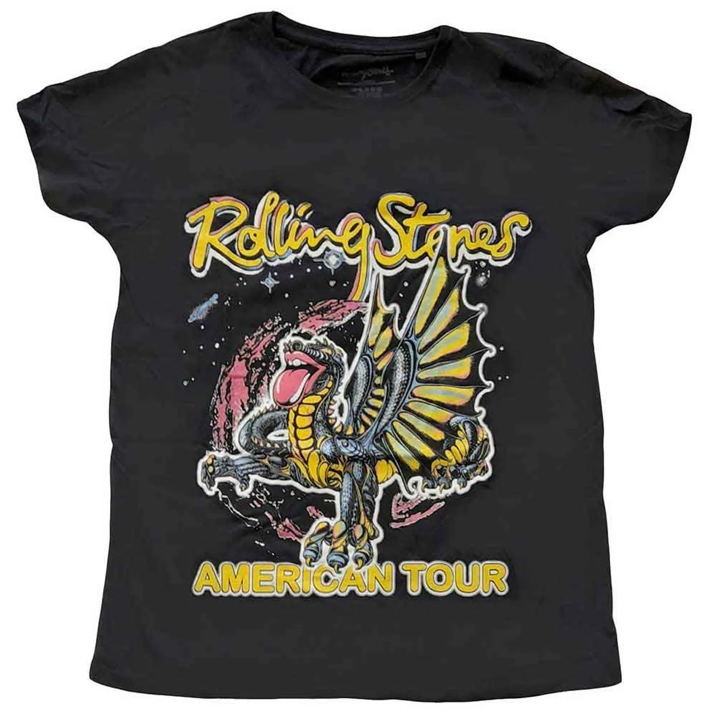 The Rolling Stones Woman's T Shirt - American Tour Dragon