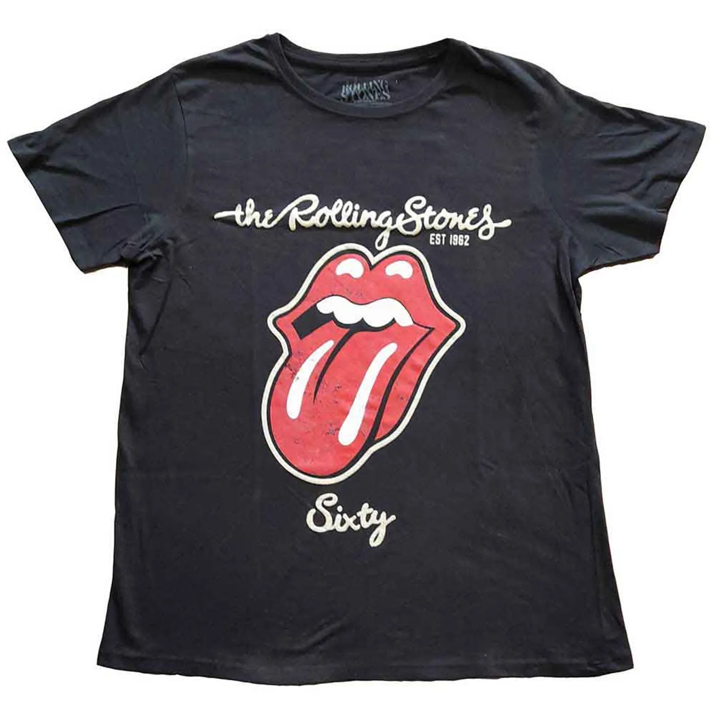 The Rolling Stones Woman's T Shirt - 60 Plastered Tongue
