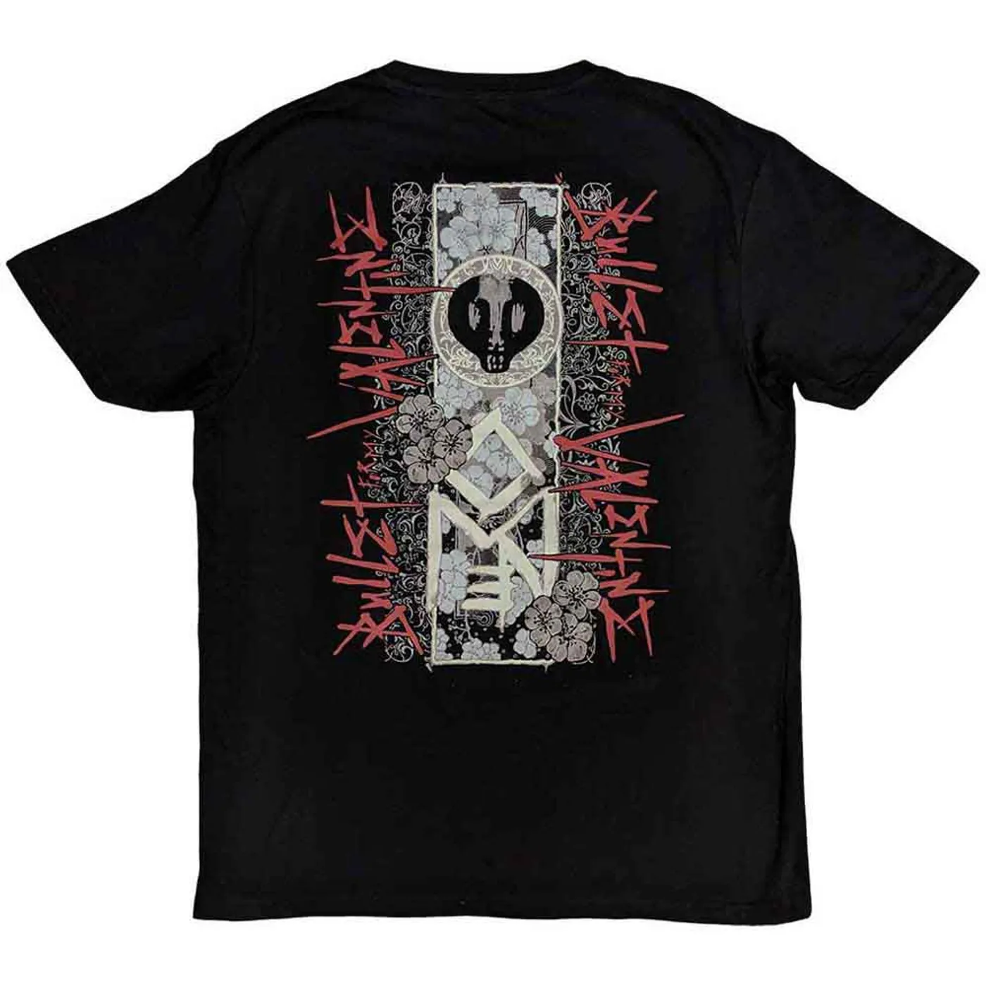 Bullet For My Valentine T Shirt - Floral Omen