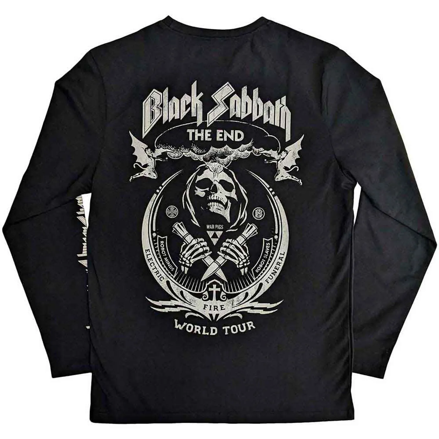 Black Sabbath Long Sleeve T Shirt - The End Mushroom Cloud