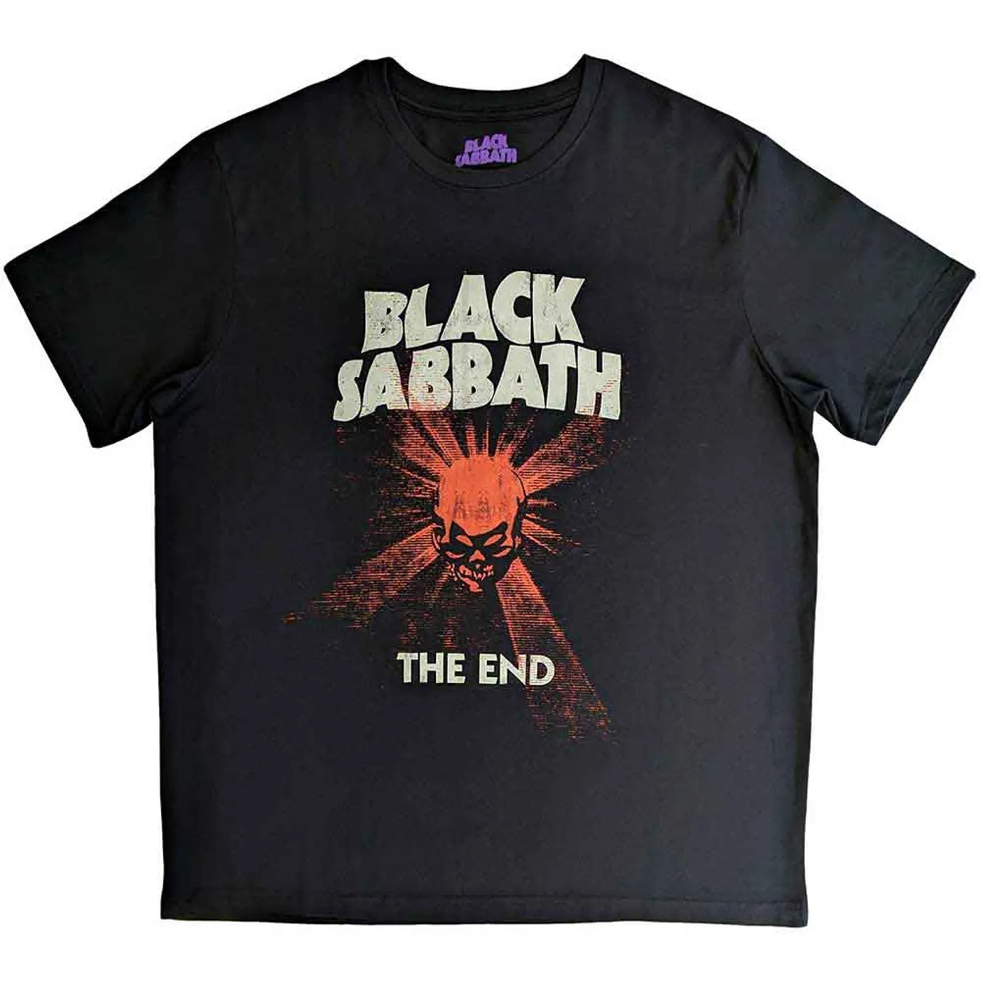 Black Sabbath T Shirt - The End Skull Shine