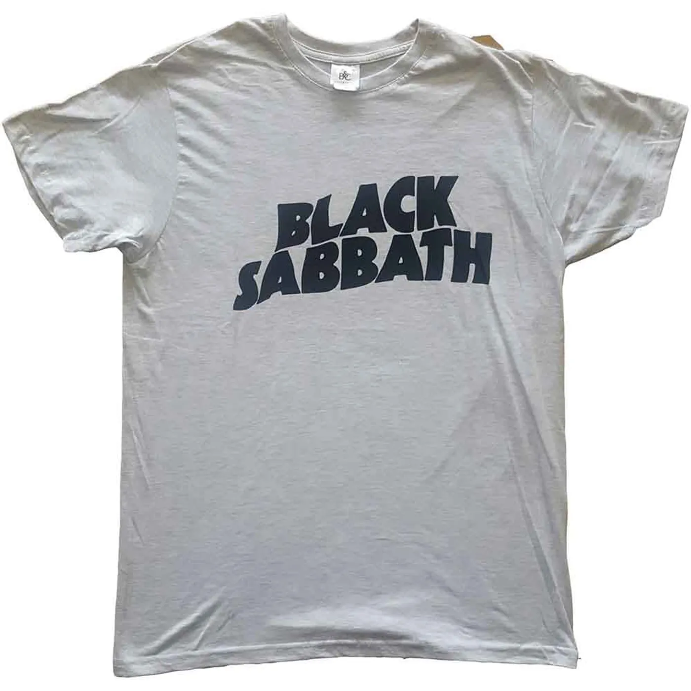 Black Sabbath T Shirt - Black Wavy Logo