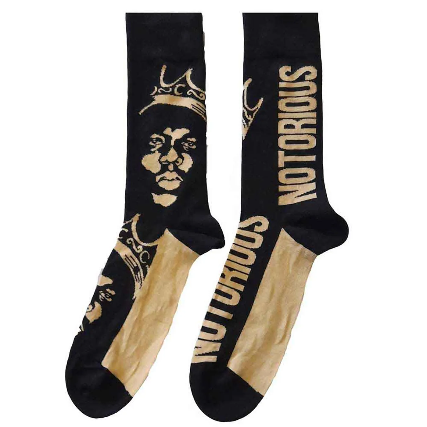 Biggie Smalls Footwear Ankle Socks - Gold Crown