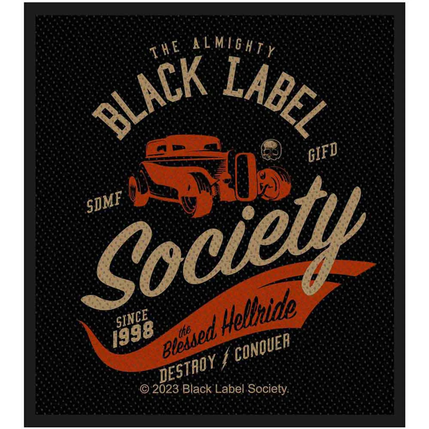 Black Label Society Patches Woven Sew On - The Blessed Hellride