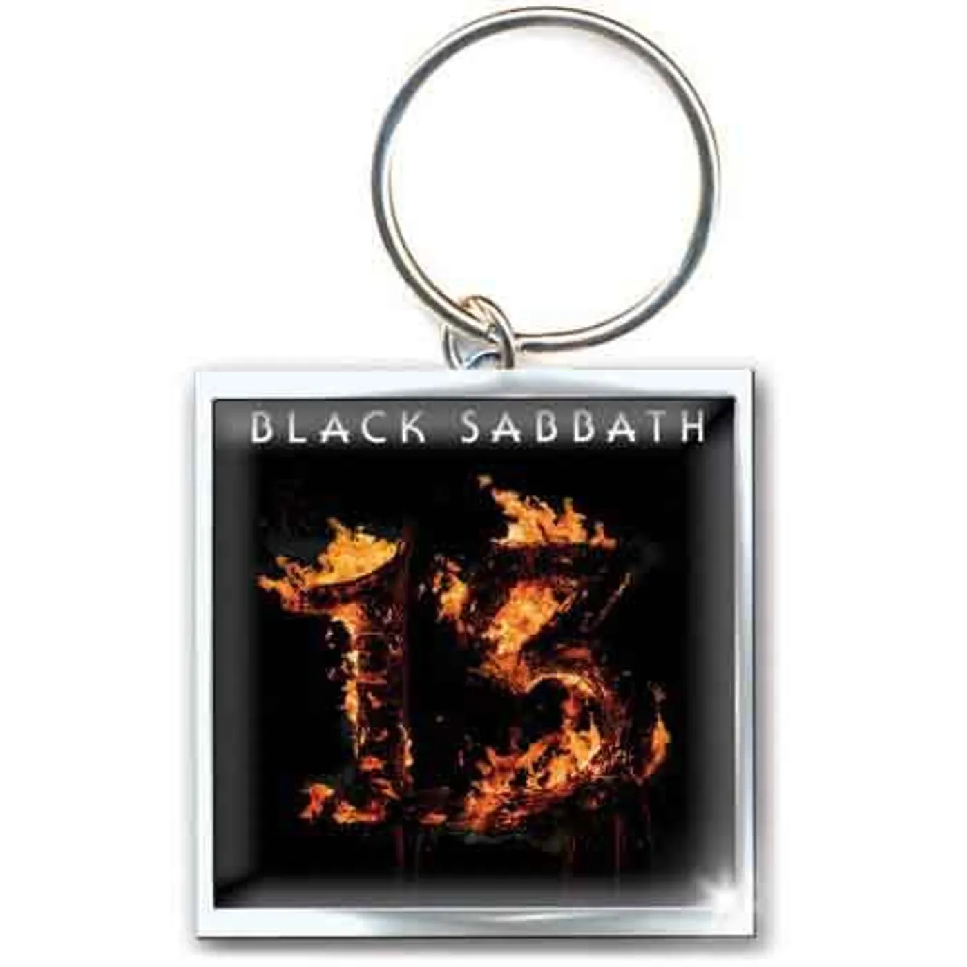 Black Sabbath Metal Items Standard Keychains - 13 Metal