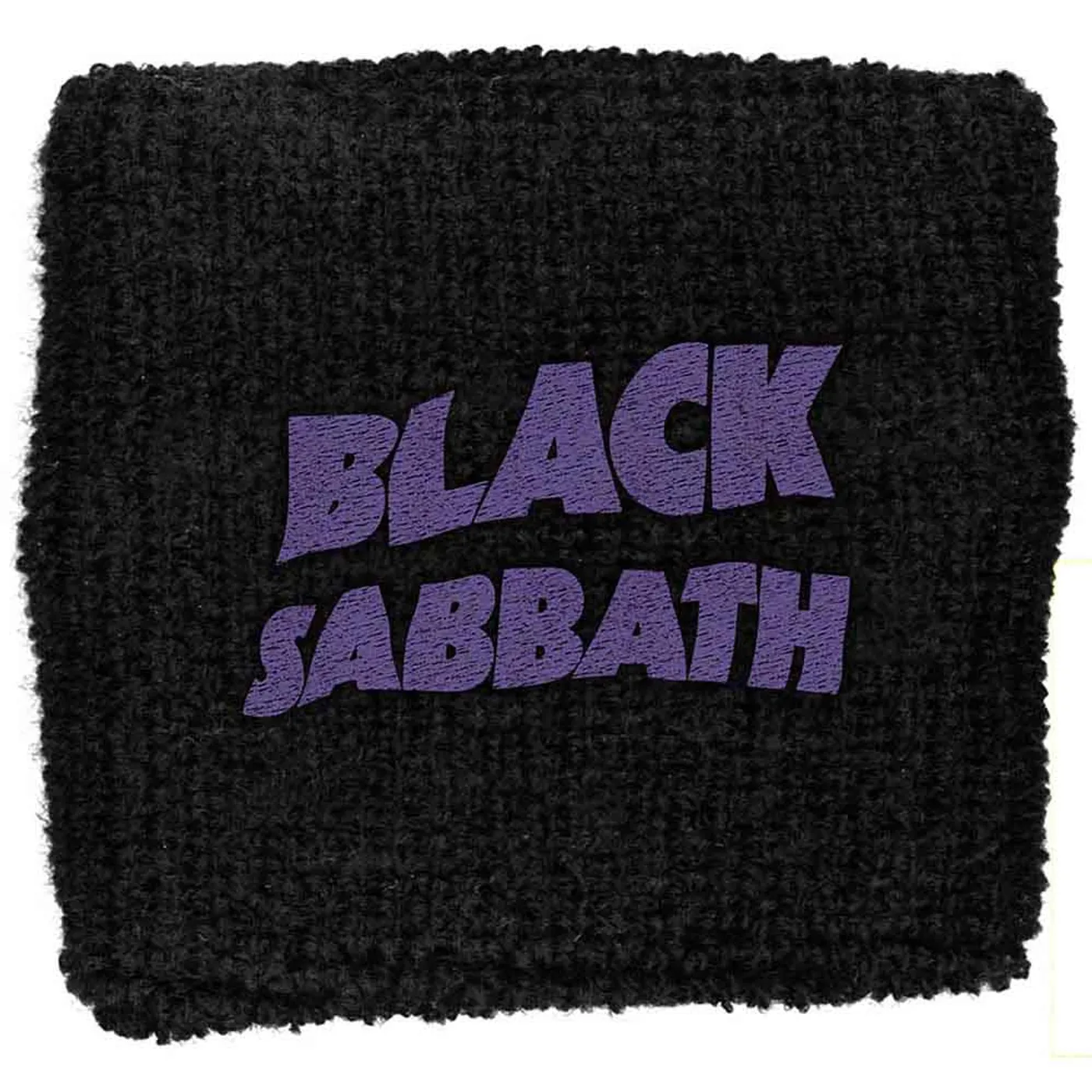 Black Sabbath Wrist Bands Sweat - Purple Wavy Logo