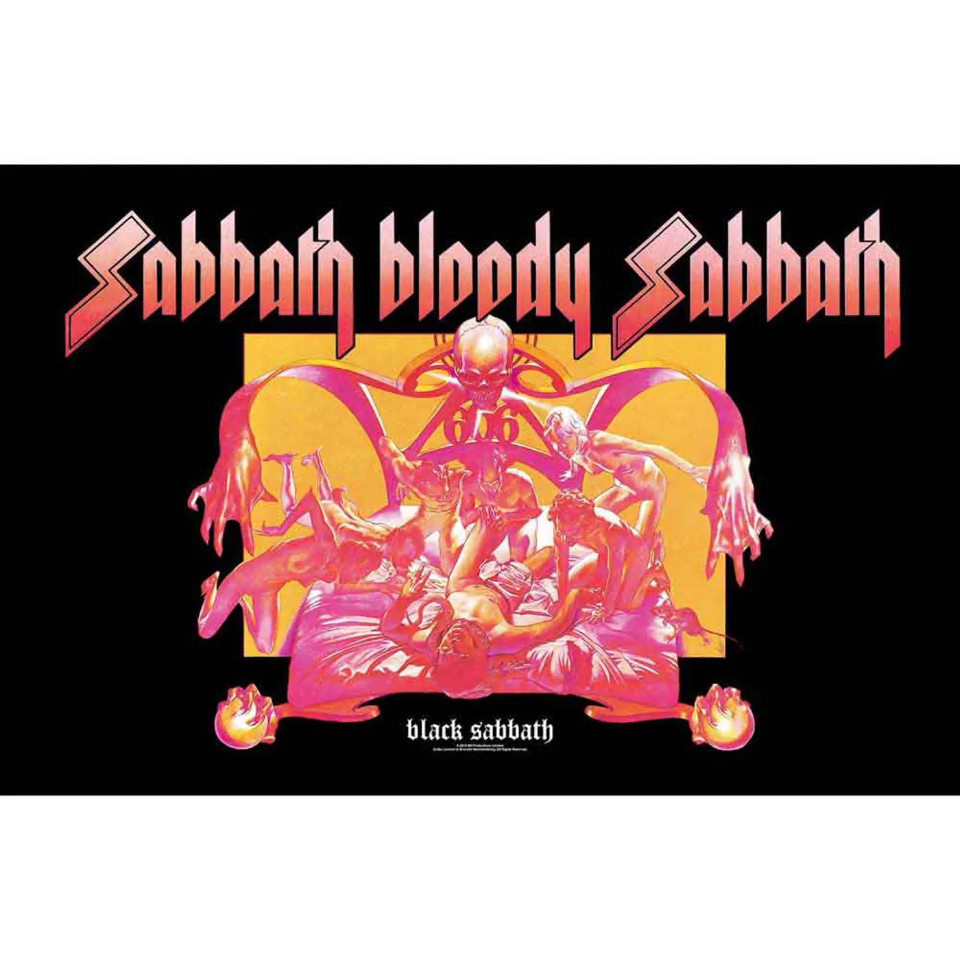 Black Sabbath Posters Textile - Sabbath Bloody Sabbath