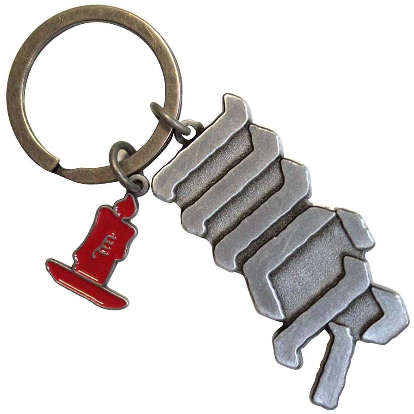 My Chemical Romance Metal Items Standard Keychains - MCR Logo Candle Charm