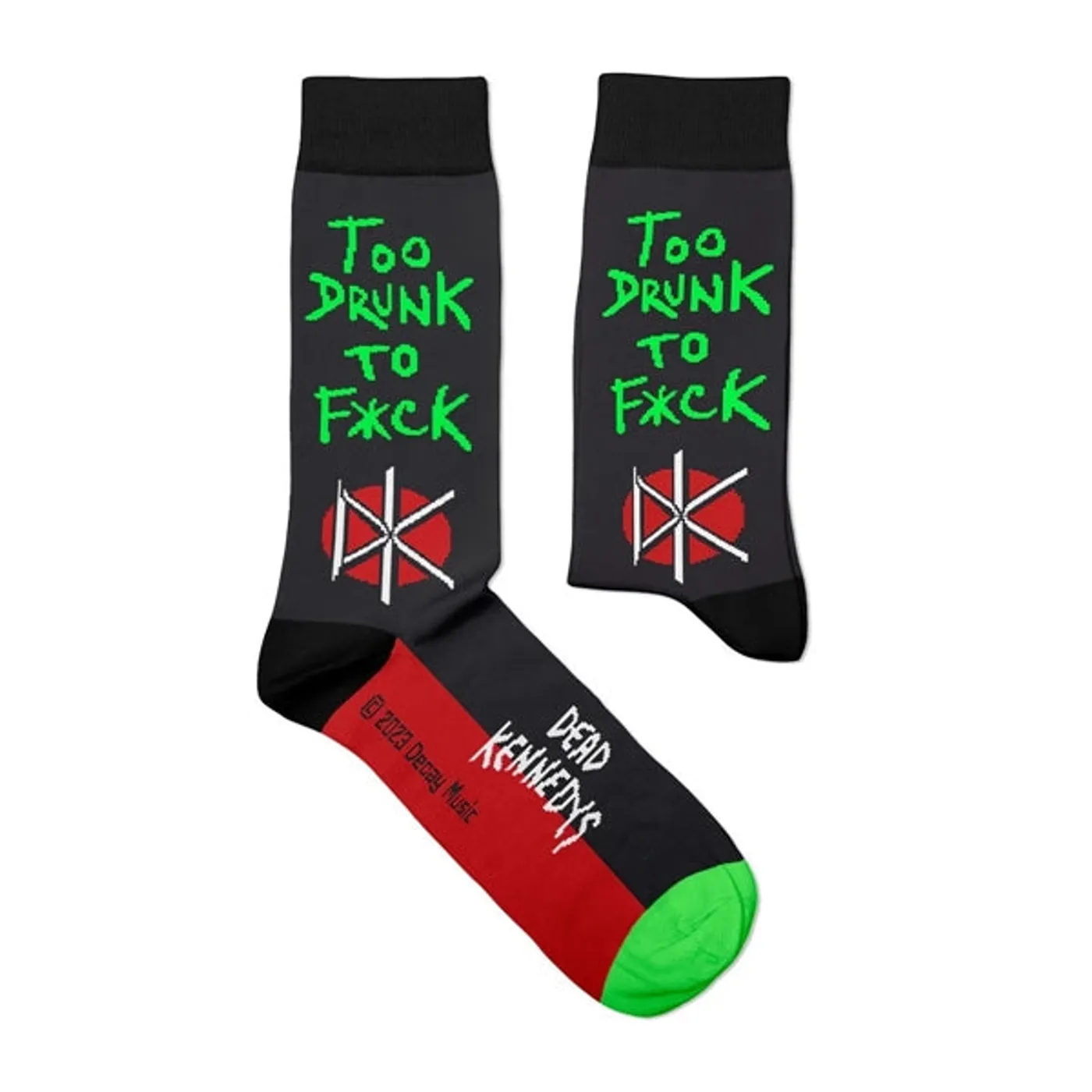 Dead Kennedys Socks - Too Drunk