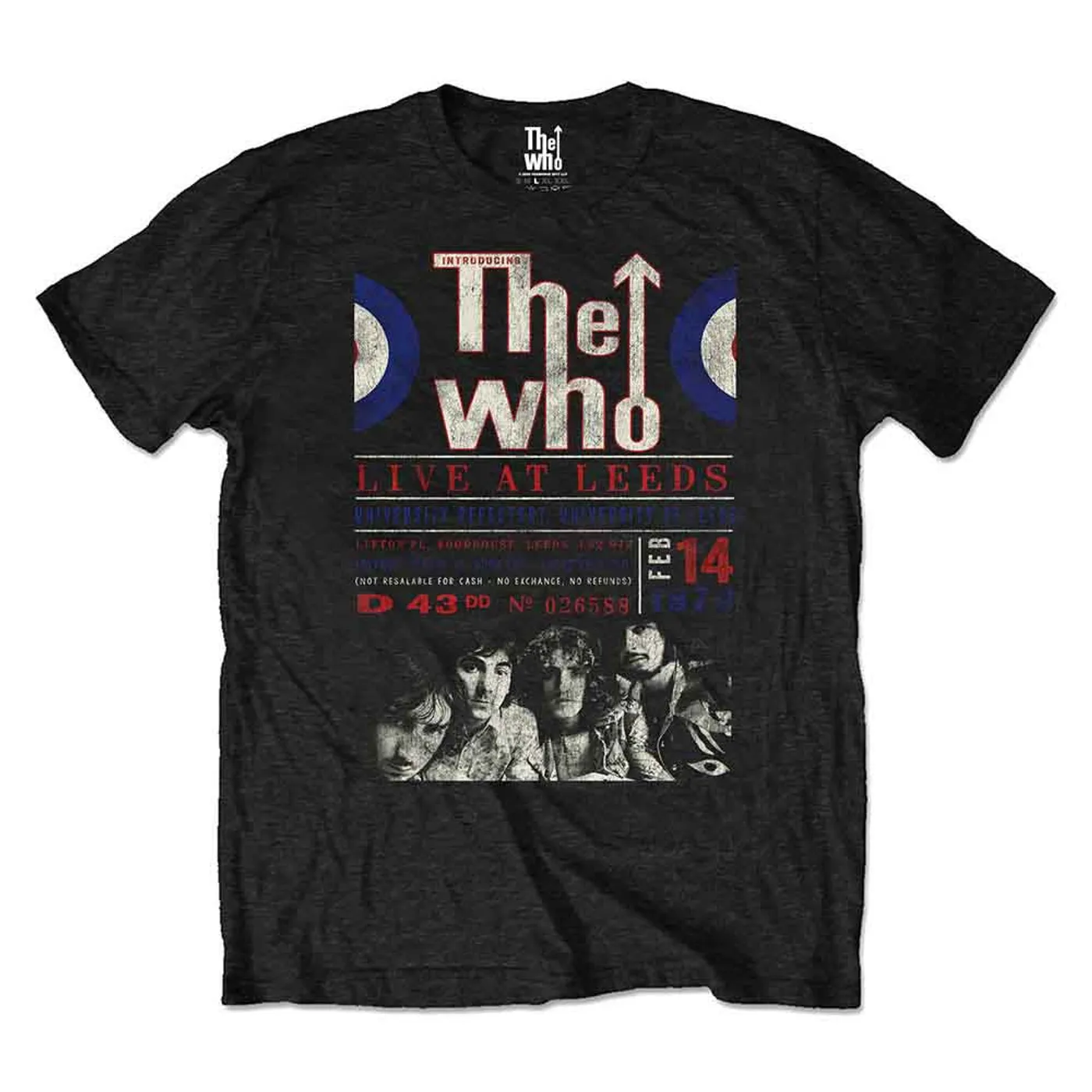 The Who T Shirt - Live At Leeds '70