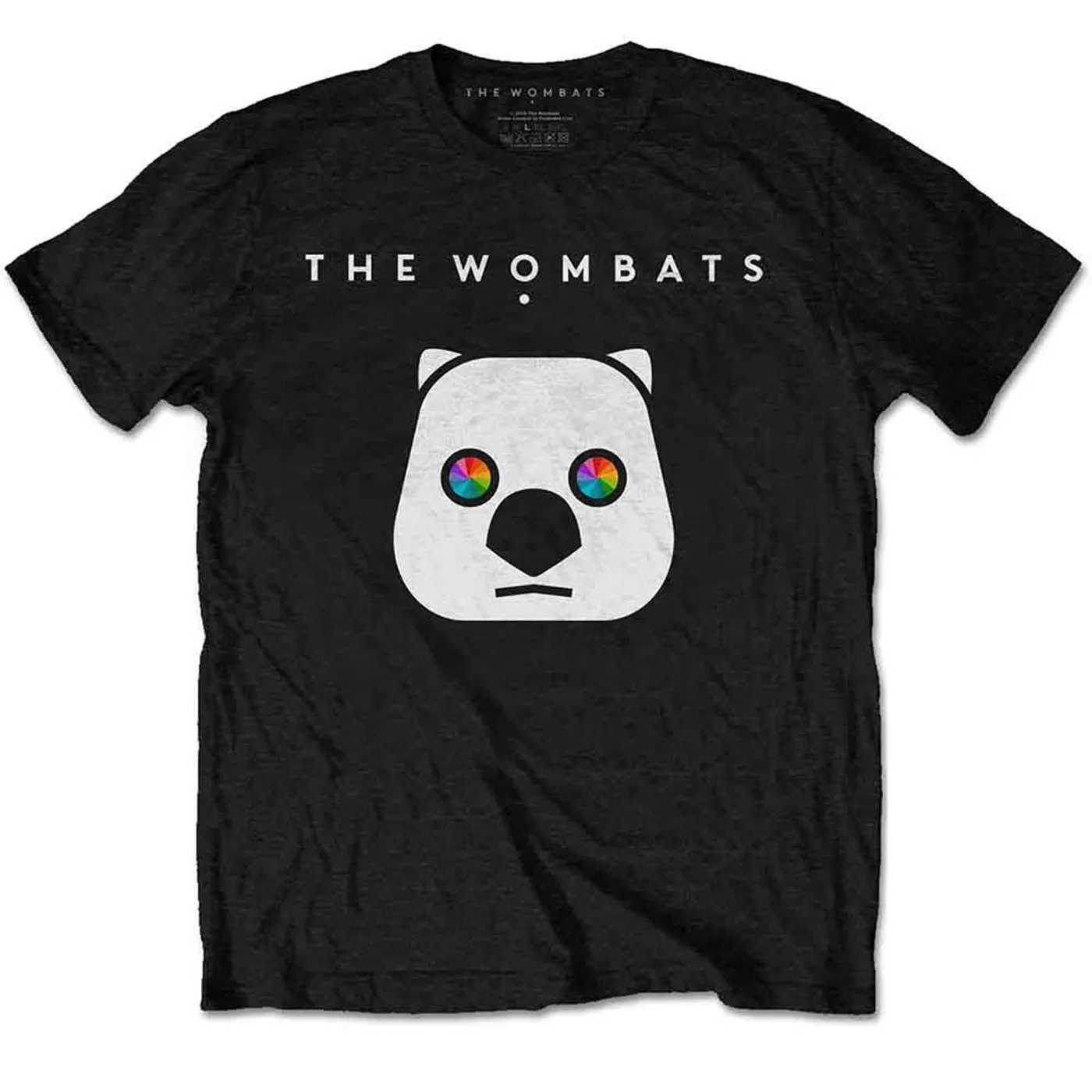 The Wombats T Shirt - Rainbow Eyes