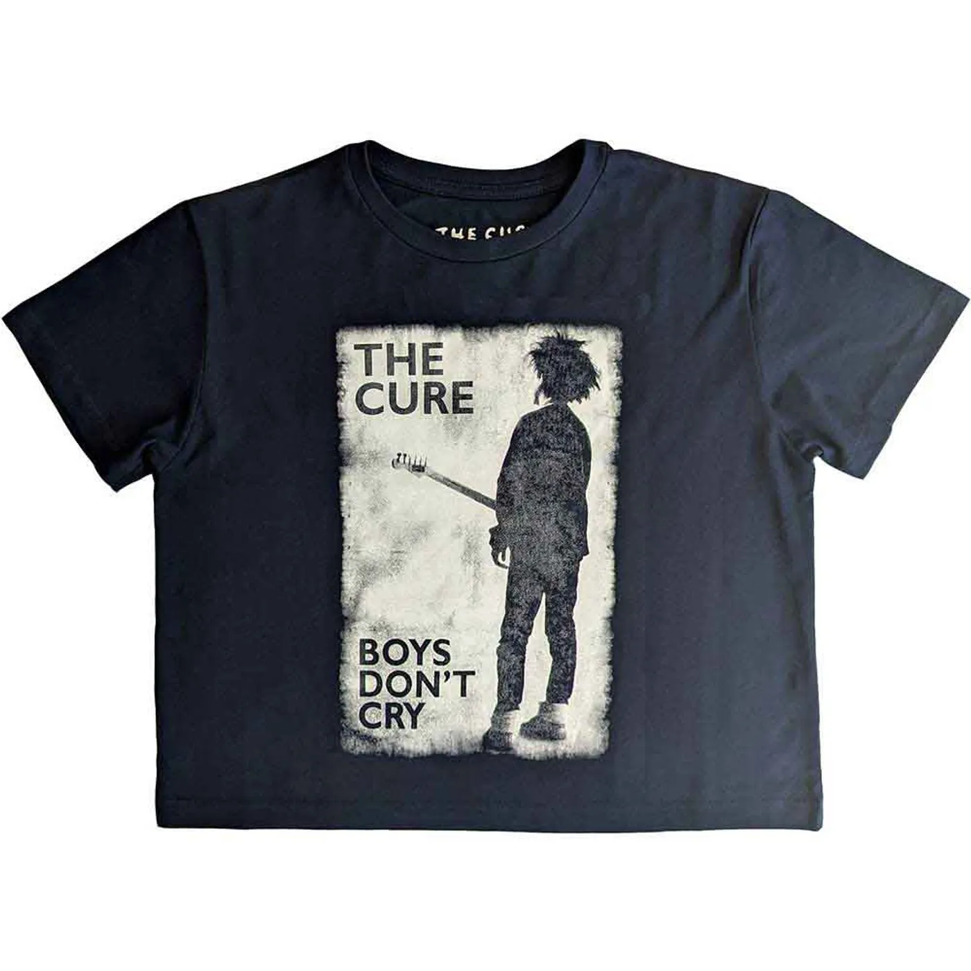 The Cure Woman's Crop Top - Boys Don't Cry B&W
