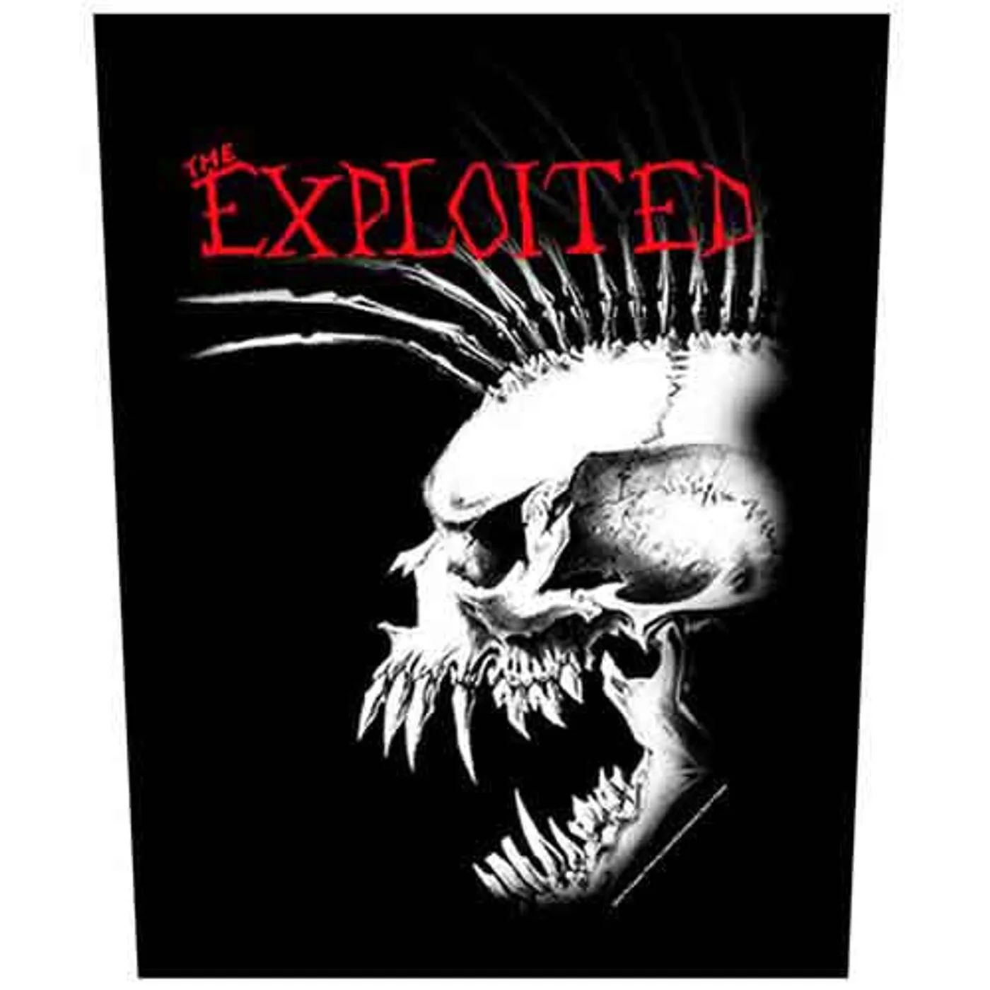 The Exploited Back Patch - Bastard Skull