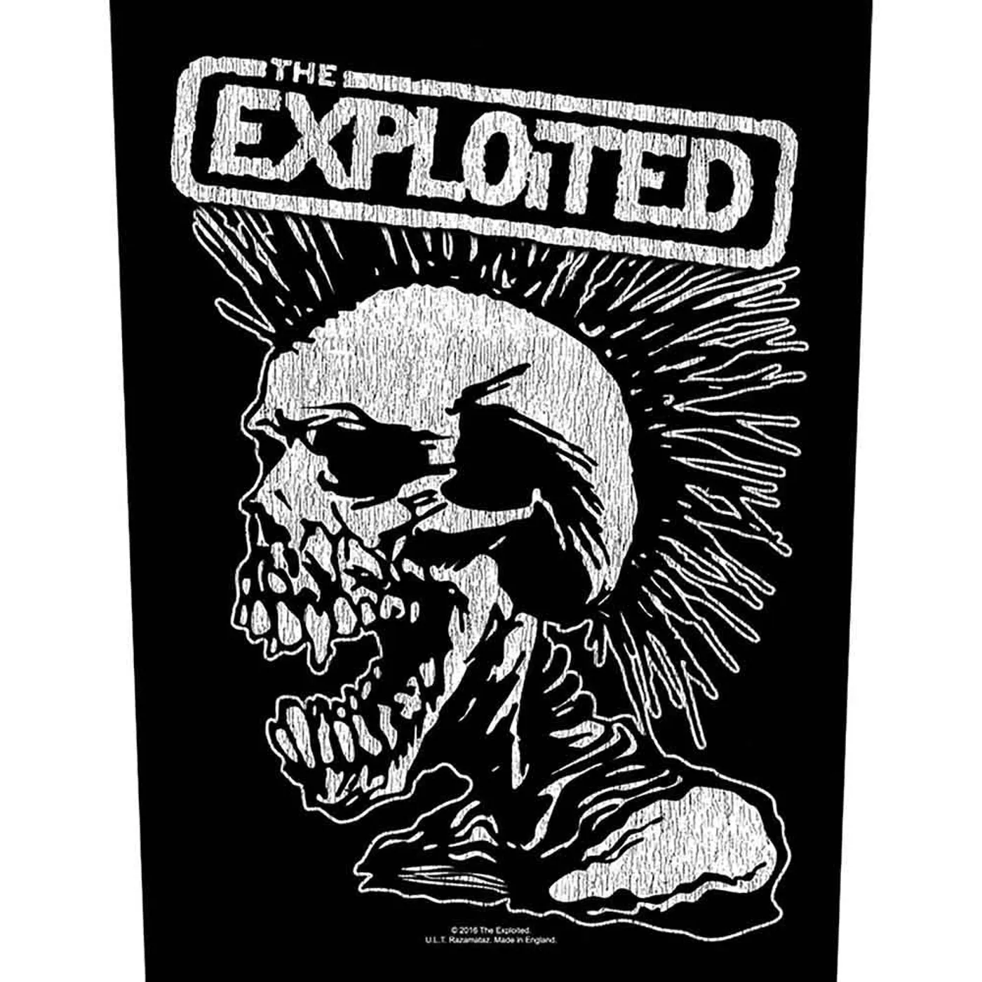 The Exploited Back Patch - Vtge Skull