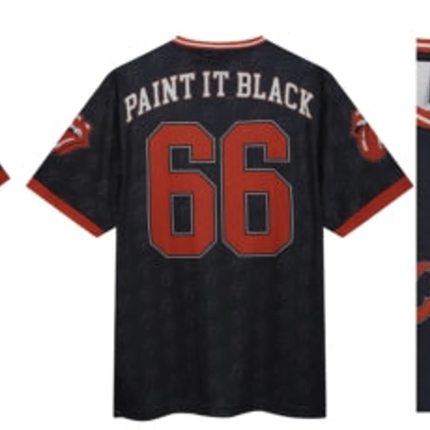 The Rolling StonesAmplified Vintage Football T Shirt - Rolling Stones