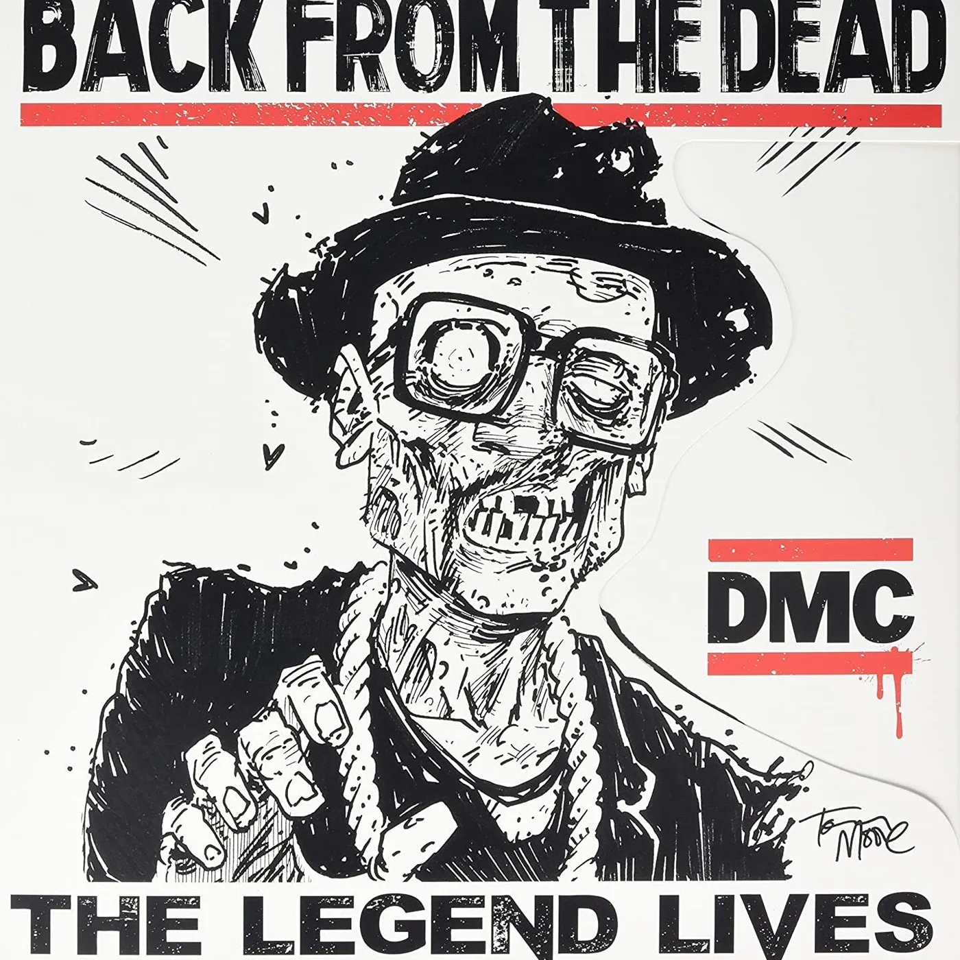 DMC (Run DMC) LP - Back From The Dead (Red Vinyl)