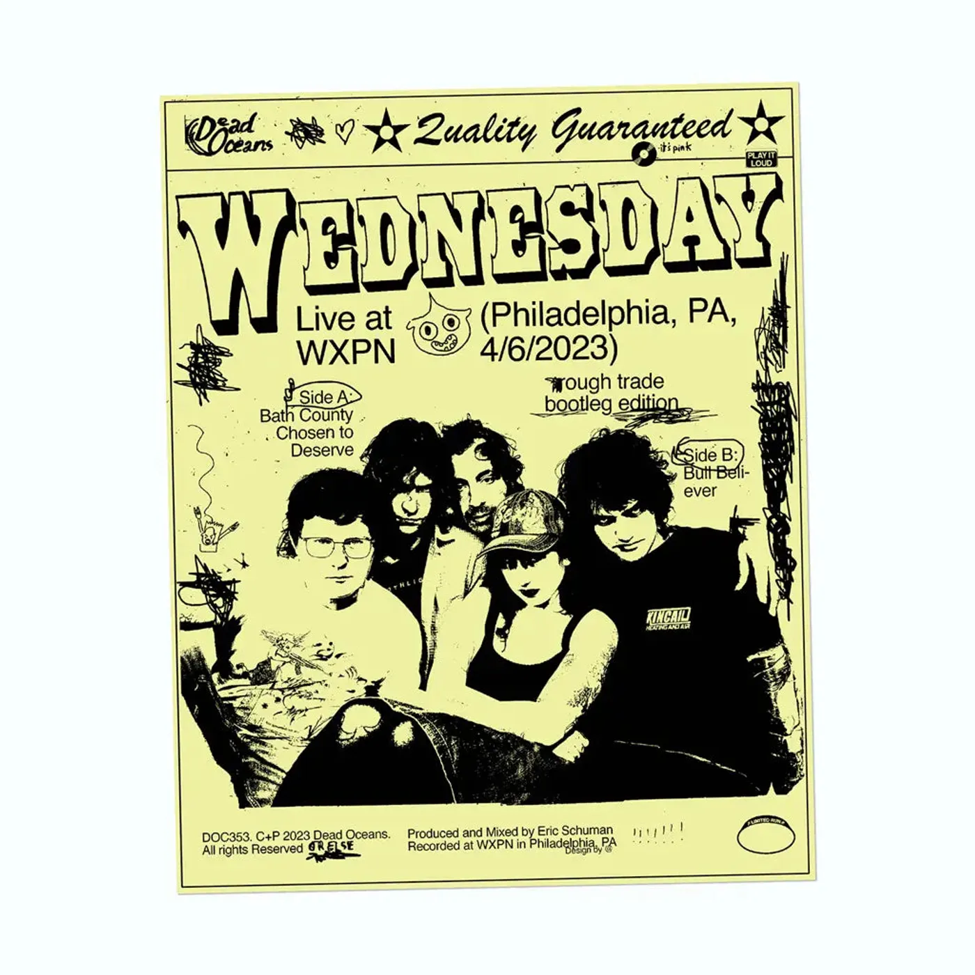 Wednesday LP - Live At Wxpn (Philadelphia. Pa. 4/6/2023) (Pink Vinyl)