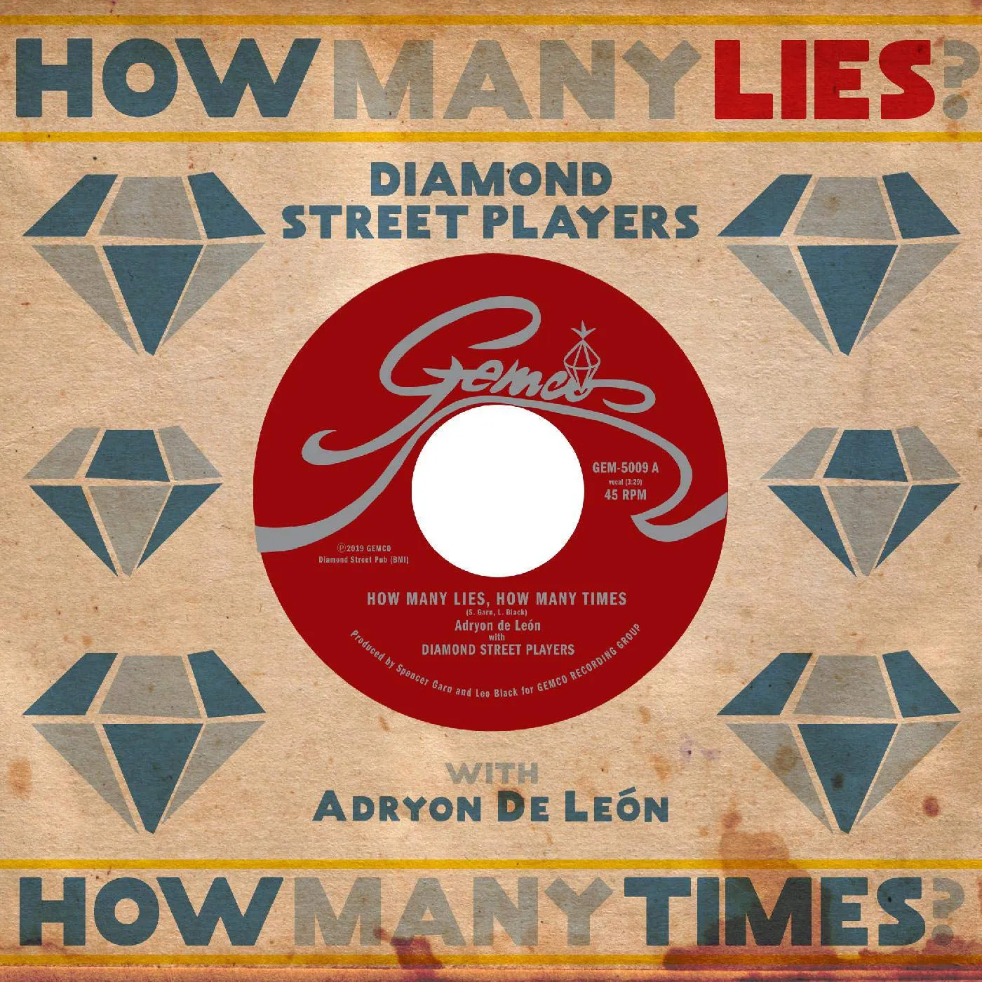 Diamond Street Players LP - How Many Lies. How Many Times (Vinyl)