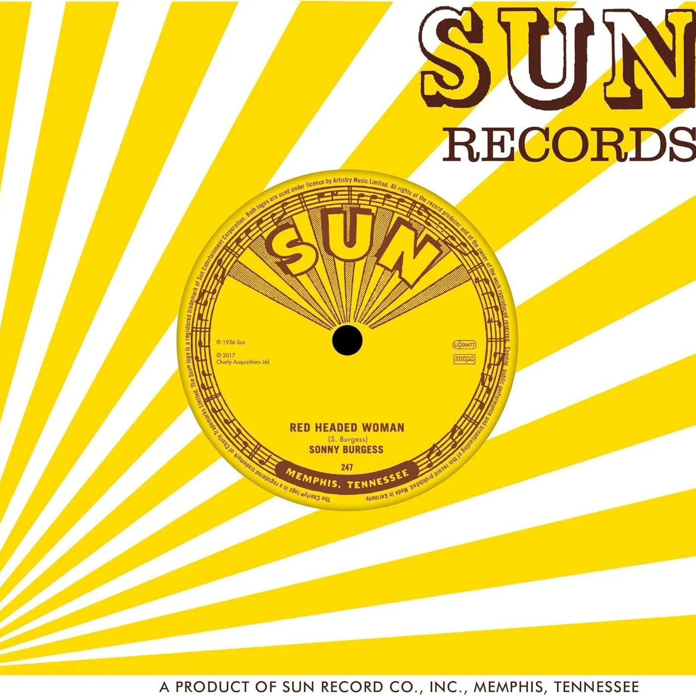 Sonny Burgess LP - Red Headed Woman (Vinyl)