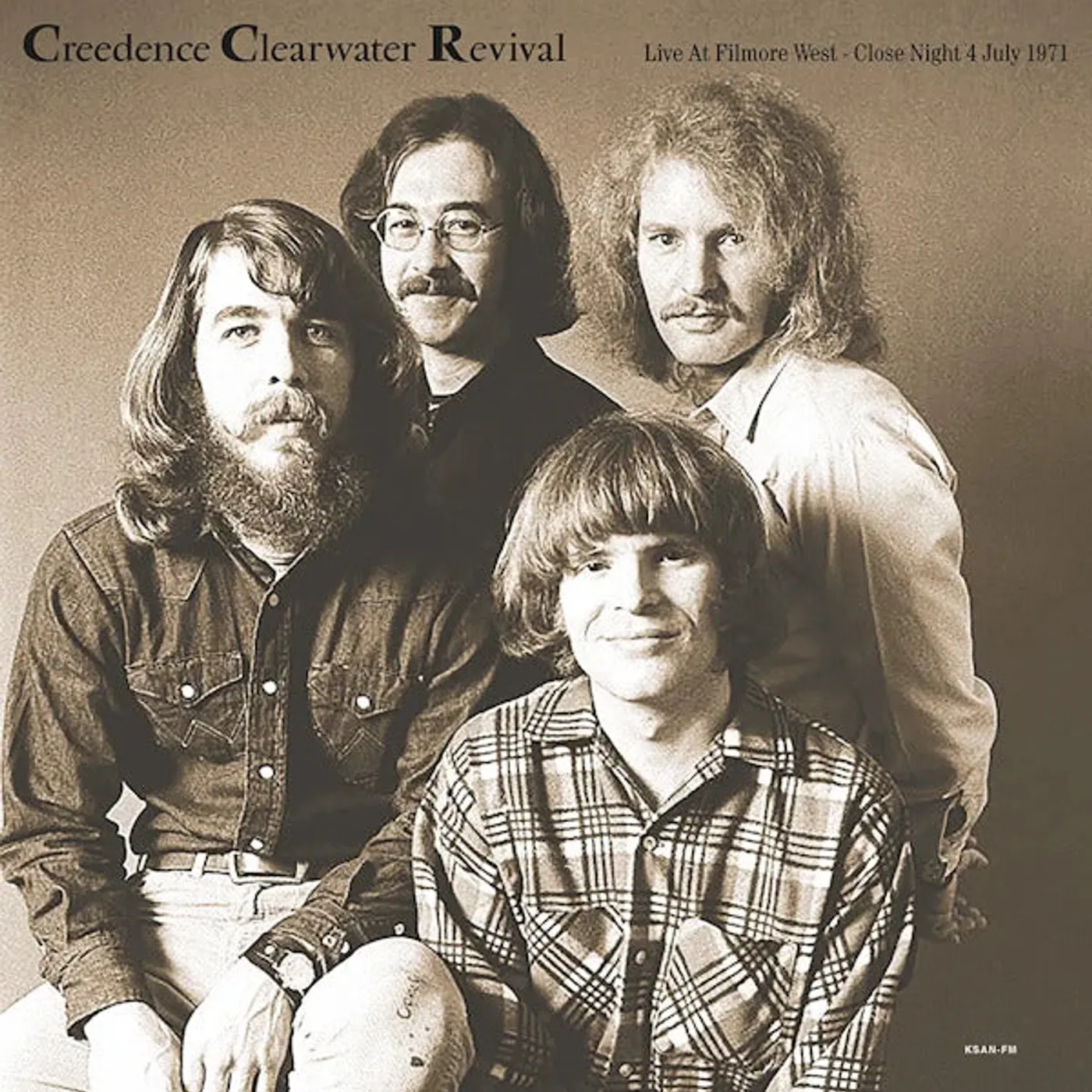 Creedence Clearwater Revival LP - Live At Filmore West - Close Night July 4. 1971 - Ksan (Vinyl)