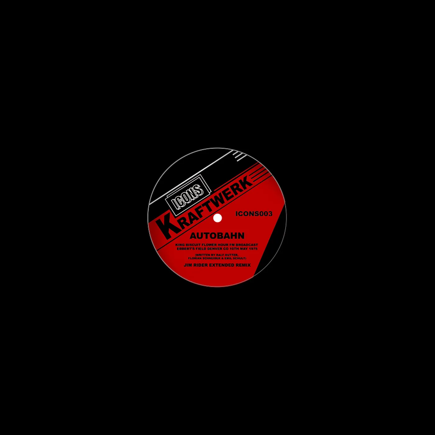 Kraftwerk LP - Autobahn (Red Smoke Vinyl)