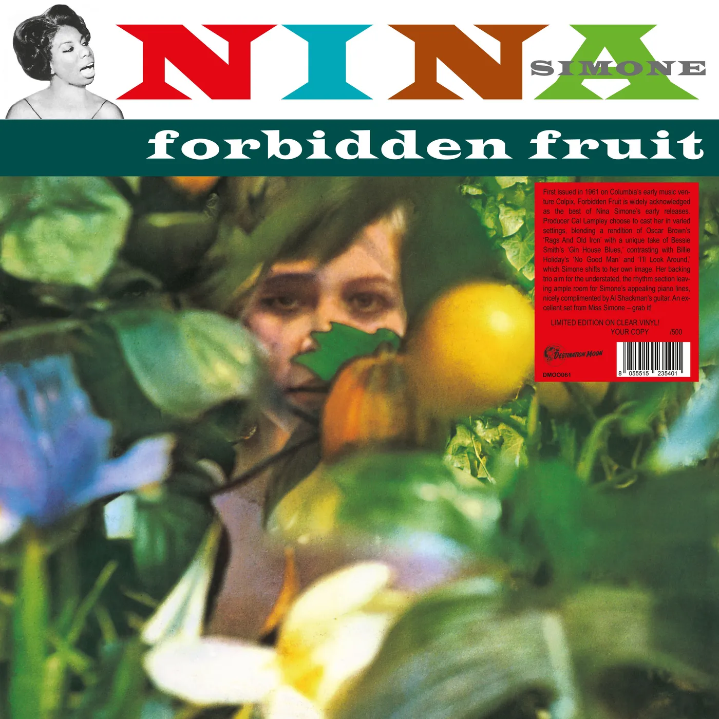 Nina Simone LP - Forbidden Fruit (Numbered Edition) (Clear Vinyl)