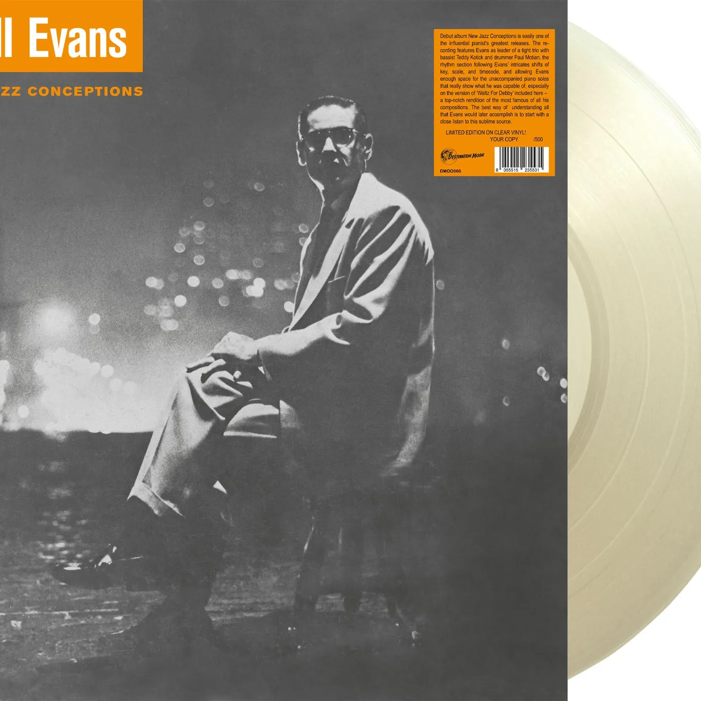 Bill Evans LP - New Jazz Conceptions (Numbered Edition) (Clear Vinyl)