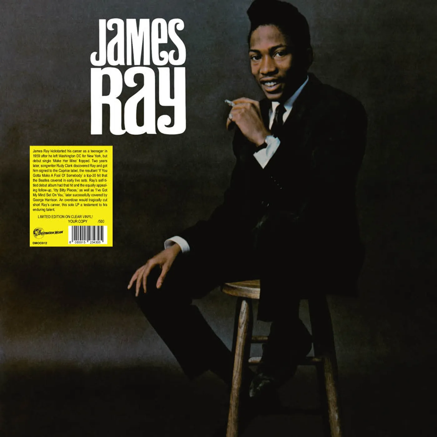 James Ray LP - James Ray (Numbered Edition) (Clear Vinyl)