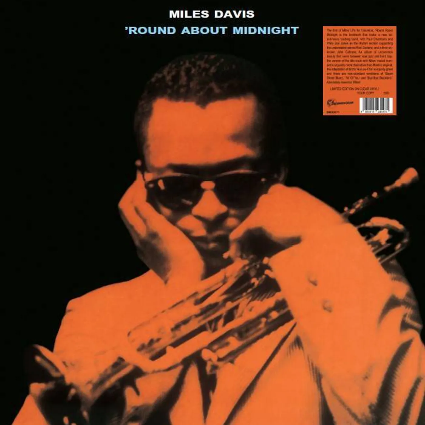 Miles Davis LP - Round About Midnight (Numbered Edition) (Clear Vinyl)