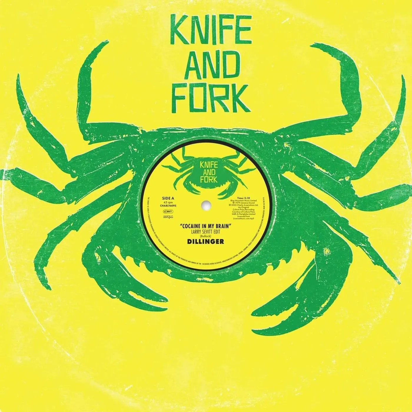 Dillinger LP - Cokane In My Brain / Marijuana In My Brain (Vinyl)