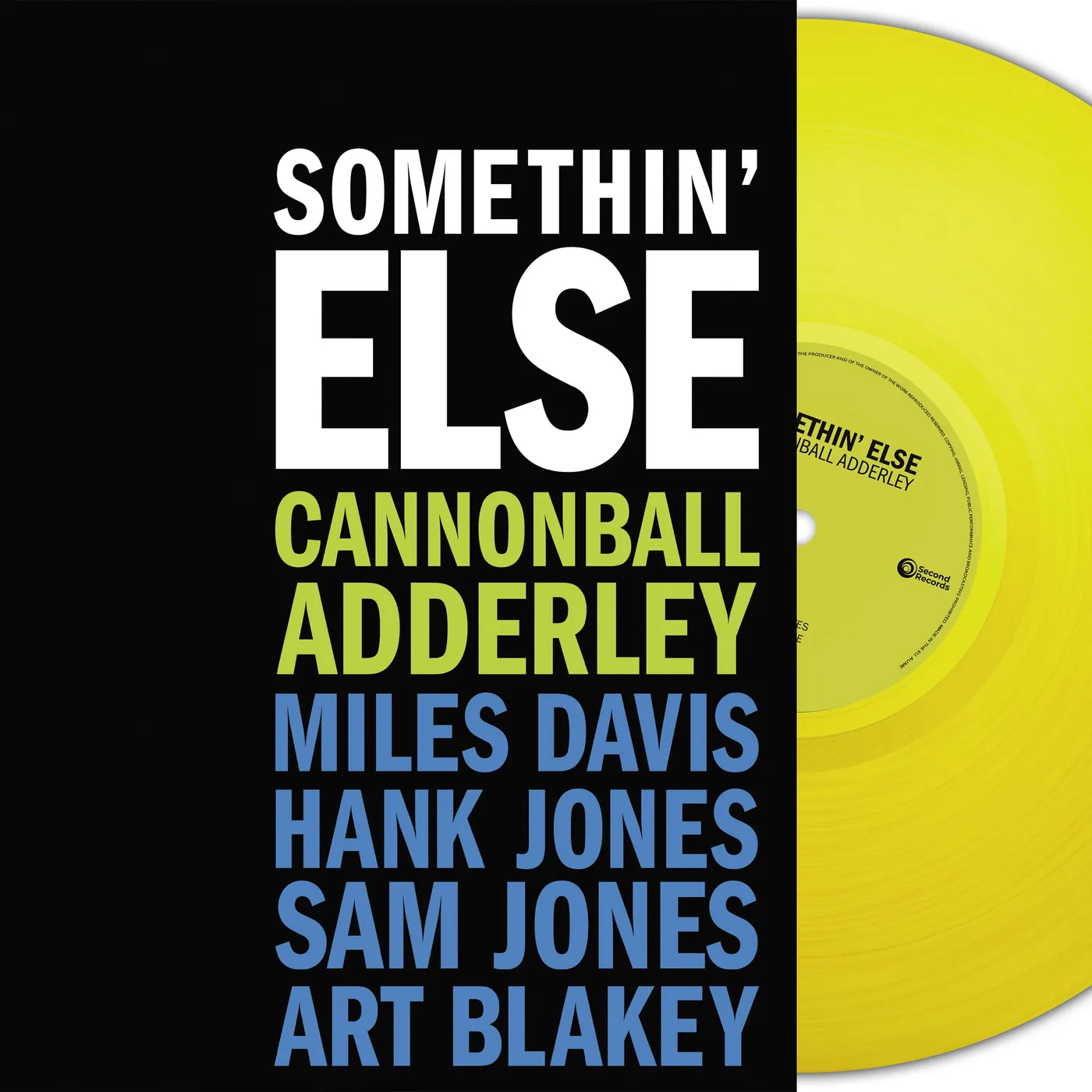 Cannonball Adderley LP - Somethin' Else (Lime Vinyl)