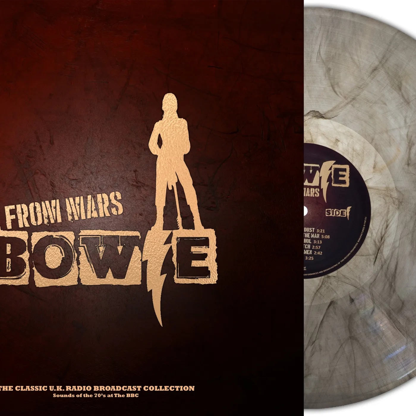David Bowie LP - Live From Mars - Sounds Of The 70S At The Bbc (Grey Marble Vinyl)